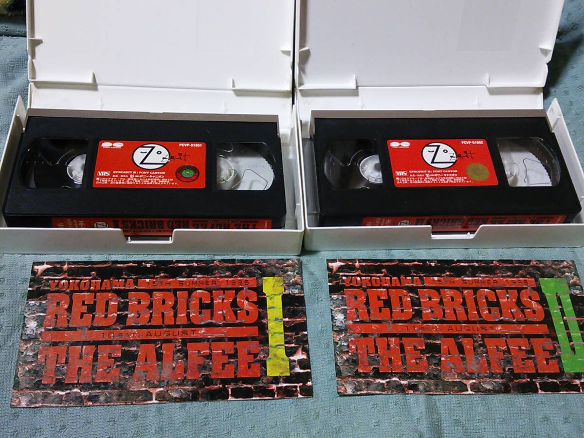 即決VHSビデオ THE ALFEE(アルフィー) 15th Summer 1996 YOKOHAMA RED BRICKS ⅠⅡセット_画像3