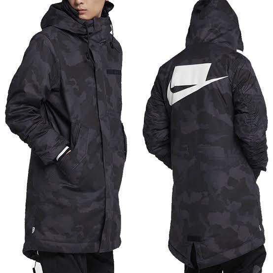 NIKE ナイキ NSW シンセティックフィルタJKT AA8860-475 ネイビー迷彩 M_画像1