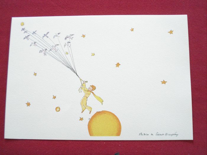 星の王子さま リトグラフ 9枚 アントワン・サンテグジュペリ 版上サイン 証明書付き