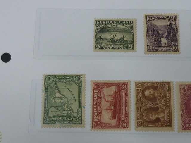 20LH　S　№6　NEWFONNDLAND切手(カナダ)　1823-24年　SC#131-53の内　計34種　未使用OH　【SC評価 $240】_画像4