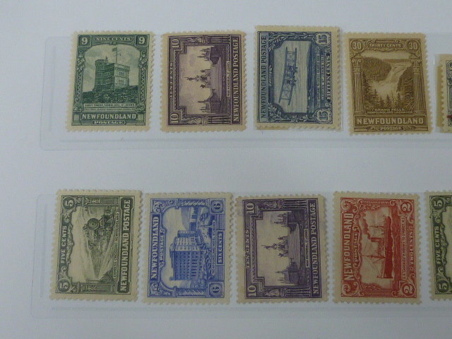 20LH　S　№6　NEWFONNDLAND切手(カナダ)　1823-24年　SC#131-53の内　計34種　未使用OH　【SC評価 $240】_画像6