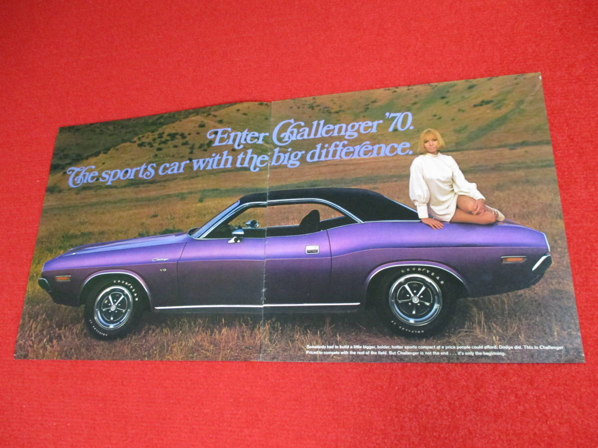 * CHRYSLER DODGE CHALLENGER 1970 Showa era 45 catalog *