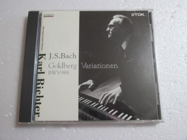CD バッハ:ゴルトベルク変奏曲 BWV988 / カール・リヒター (1979東京ライヴ) TDK_画像1