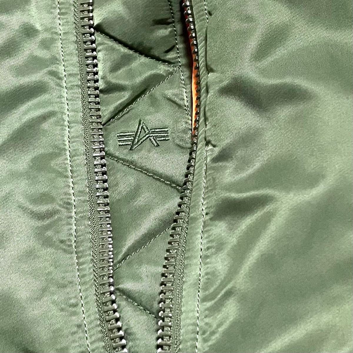 ALPHA INDUSTRIE MA-1 セージグリーン S フライトジャケット アルファ