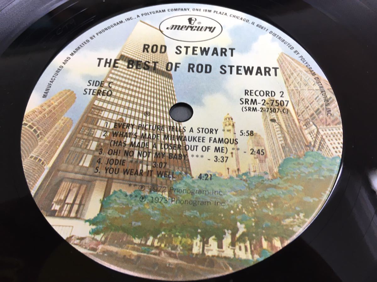 Rod Stewart★中古2LP/US盤「ロッド・スチュワート～The Best Of」_画像6