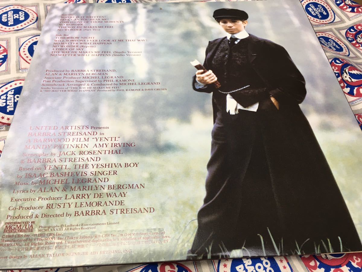 Barbra Streisand★中古LP国内盤帯付「バーブラ・ストライサンド～イエントル」_画像2