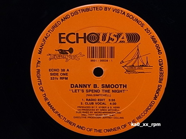 ★☆Danny B. Smooth「Let's Spend The Night」☆★5点以上で送料無料!!!_画像2