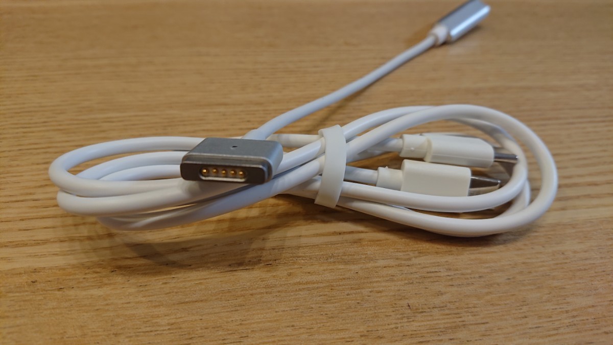 USB-C PD→Magsafe2変換コネクタ＆USB-Cケーブルセット