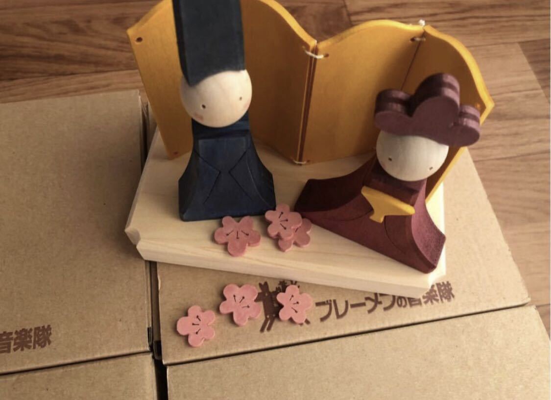 ブレーメンの音楽隊 季節のオブジェ 12個セット 積み木 手作り ブレーメンの音楽隊 季節のオブジェ 12個セット 積み木 手作り