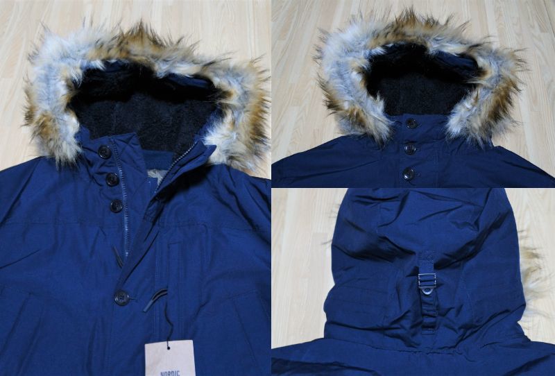 SALE！【新品】サイズ:XL J.CREW ジェイクルー Nordic down parka with eco-friendly Thinsulate ダウンジャケット NAVY_画像8