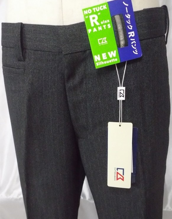 話題の行列 新品 CUTTER&BUCK 200円 定価13 パンツ ストライプ ゴルフ 82cm~