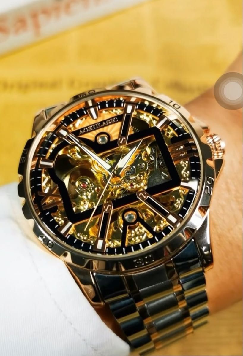 自動巻きメンズ腕時計 (automatic watch)