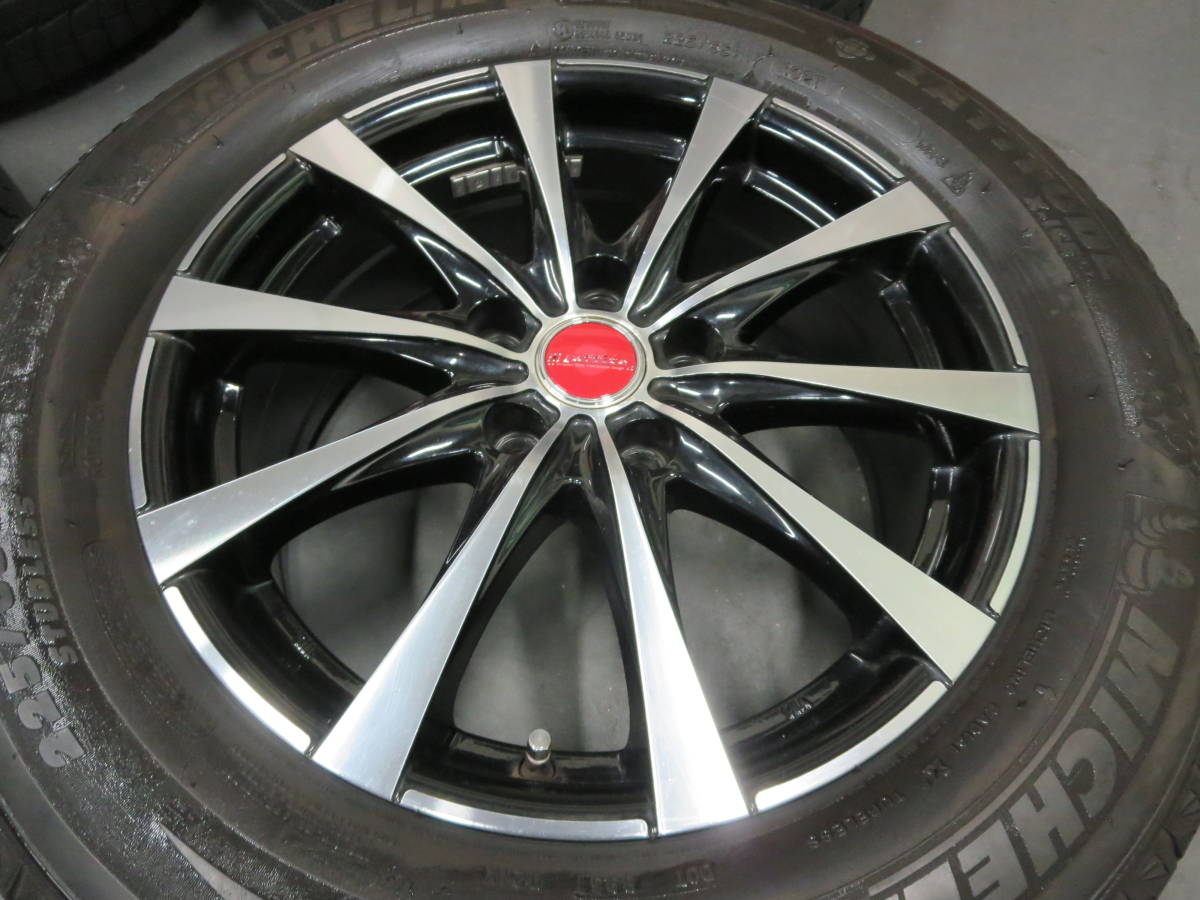 ☆ ラフィット 7J+48 スタッドレス4本SET ミシュラン ラティチュード XI2 225/65R17 2015年製 CX-5 RAV4 ヴァンガード エクストレイル_画像4