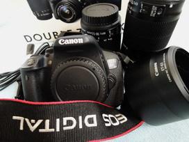 ★超美品/ Canon EOS Kiss X7i・カメラ始める方に是非お薦めの機種！SDカード＋リモコン＋レンズフード＋UVフィルター付き♪★超美品！_デザインがとても素敵な機種＆高機能です！