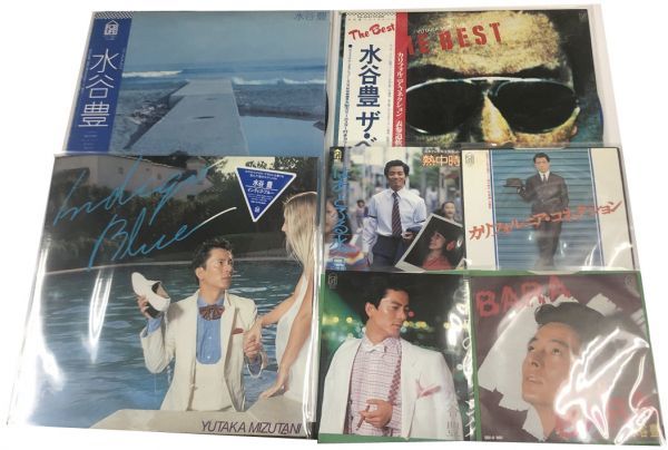 水谷豊 シングル LP レコード 7枚セット_画像1