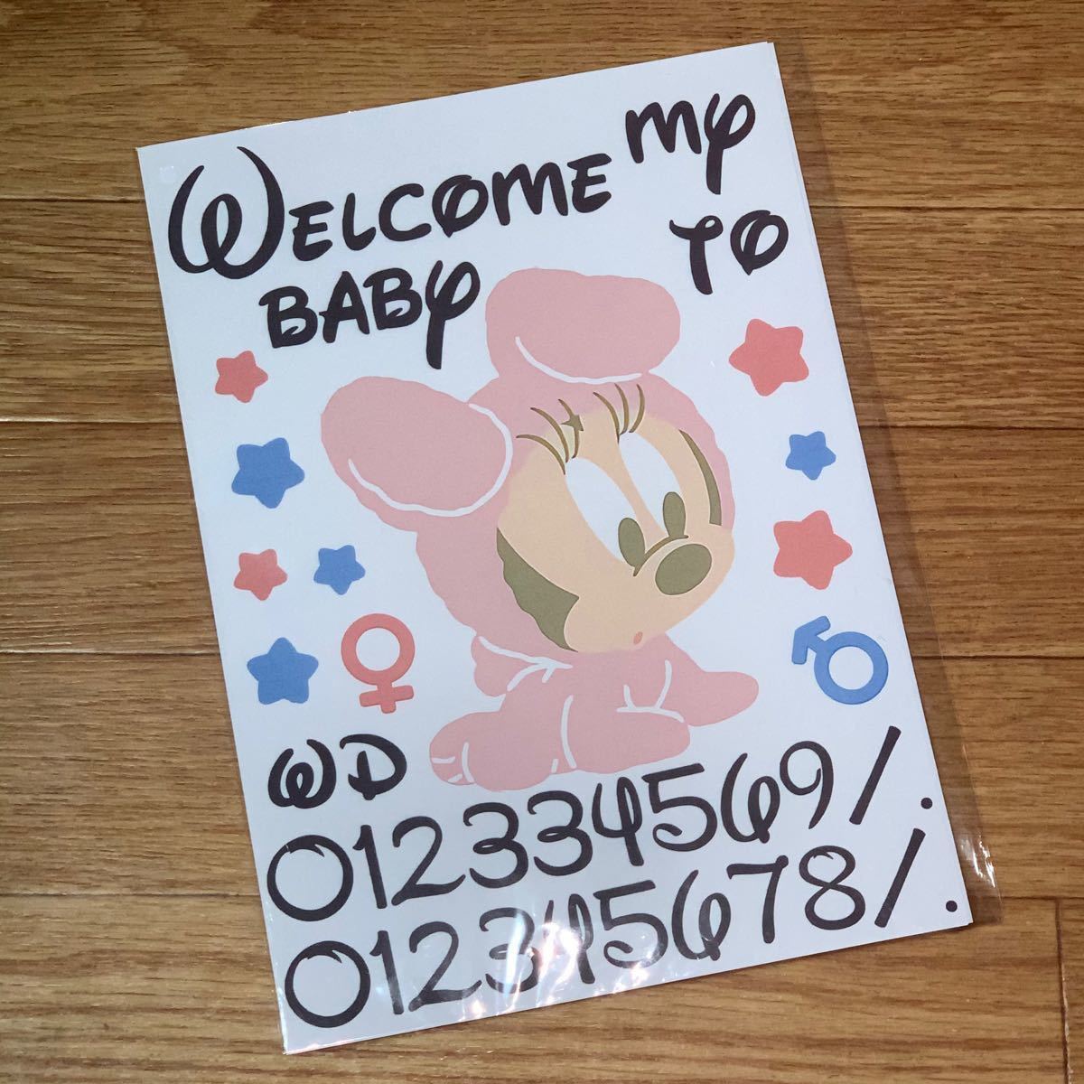 Paypayフリマ オーダー可 もこもこベビーミニー マタニティーフォト用 ペイントシール Paypayフリマ オーダー可 もこもこベビーミニー マタニティーフォト用 ペイントシール