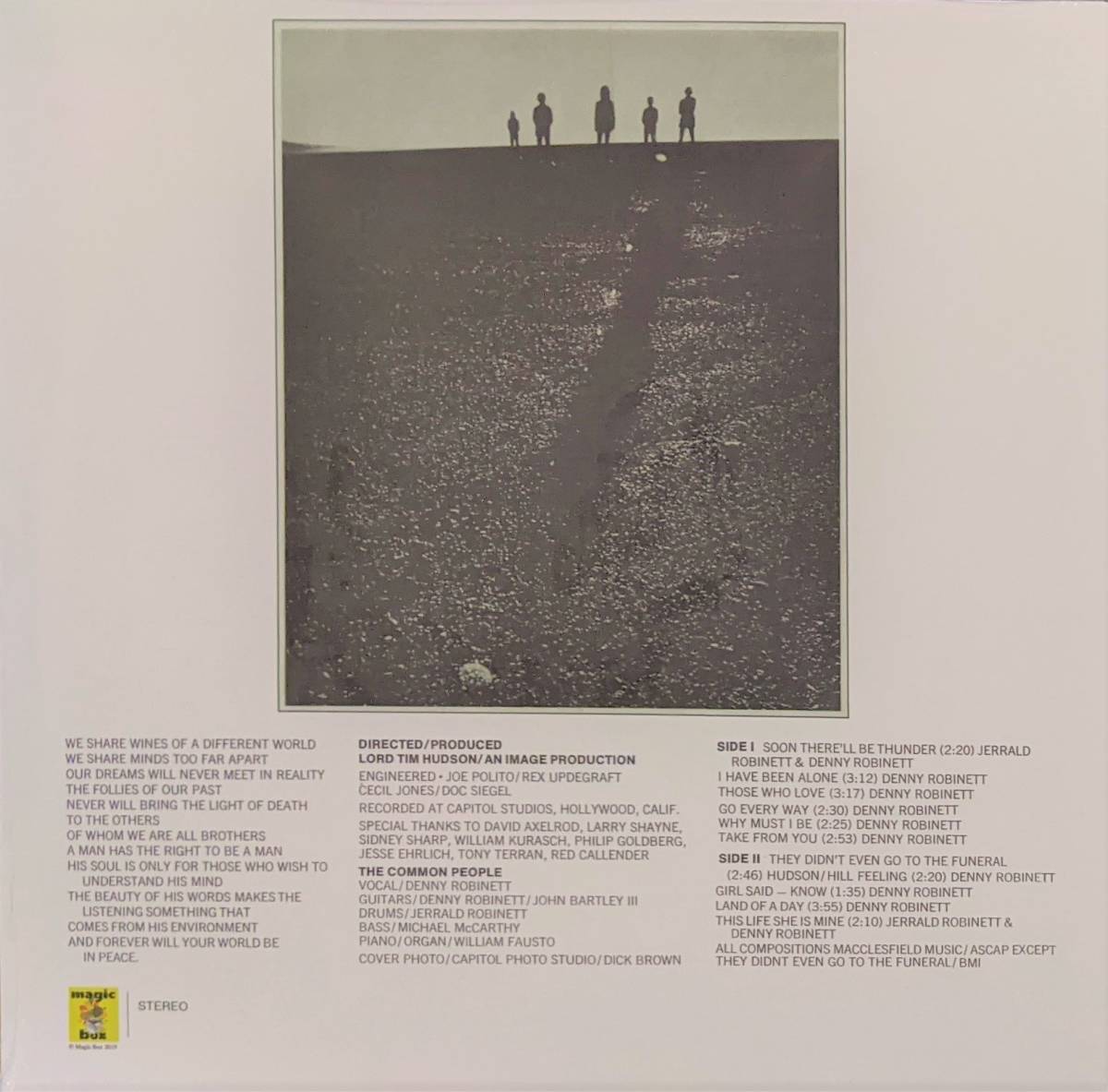 The Common People - Of The People/By The People/For The People From The Common People CD付きリマスター再発アナログ・レコード