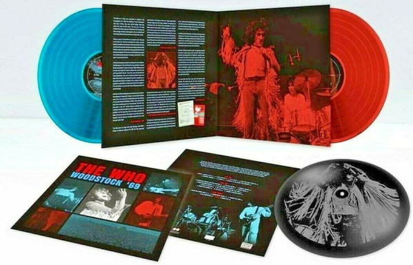 The Who ザ・フー - Woodstock ‘69 手書き番号入り限定二枚組レッド・ブルー・カラー・アナログ・レコード