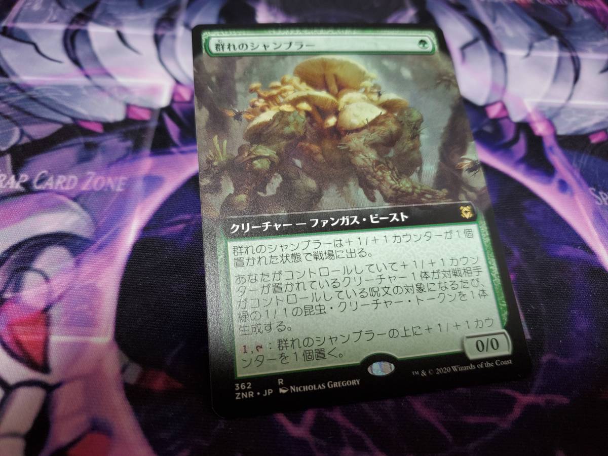 Magic: The Gathering MTG 日本語 ゼンディカーの夜明け ZNR R 一枚 拡張アート　群れのシャンブラー_画像1