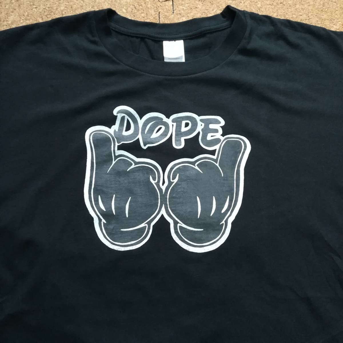 DOPE　SHIT　DOPE　ドープ　プリントTシャツ　黒　M_画像2