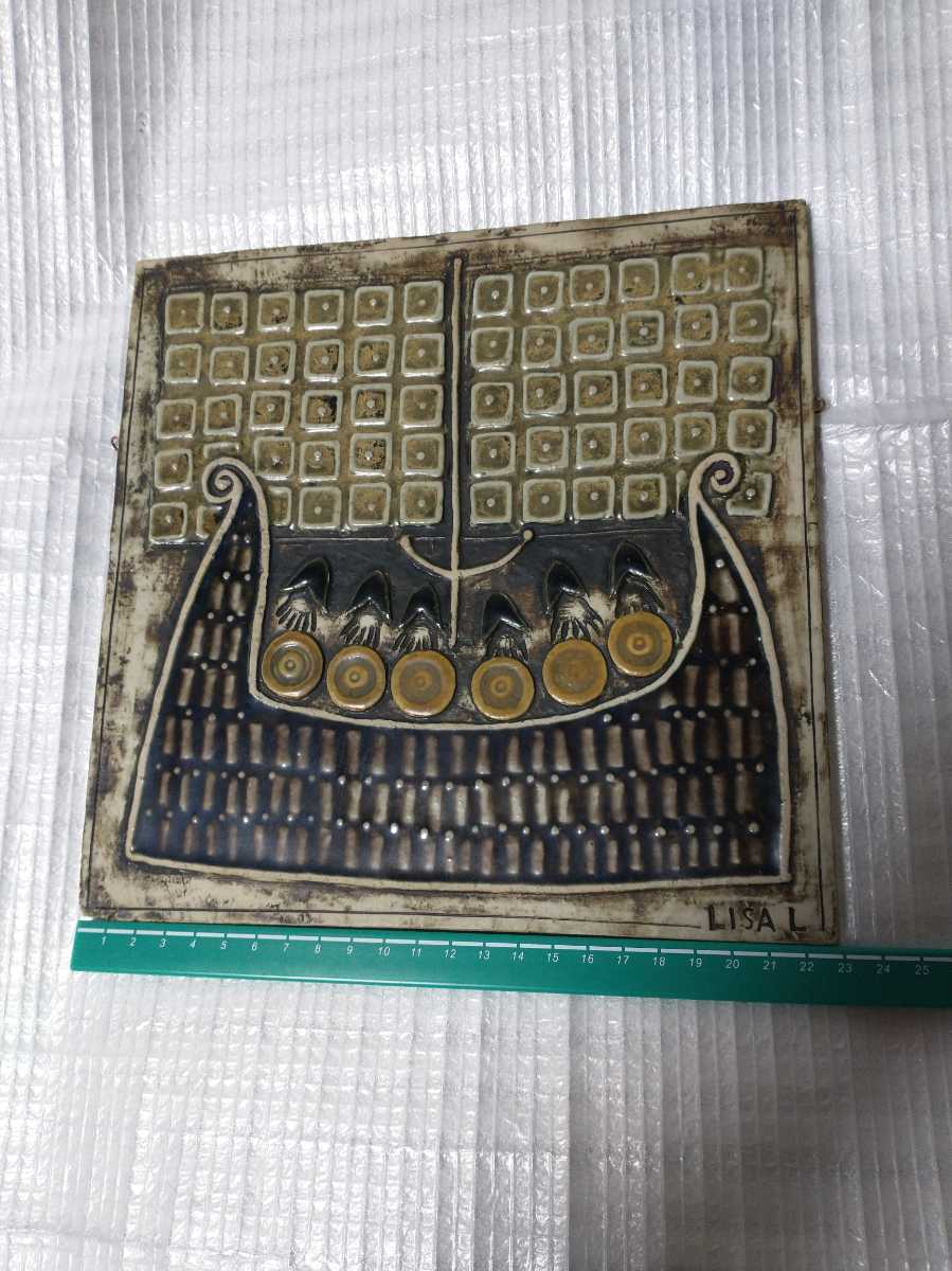 リサラーソン　陶板 Lisa Larson リサラーソン陶板 Venedig ヴェネチア ベネチア