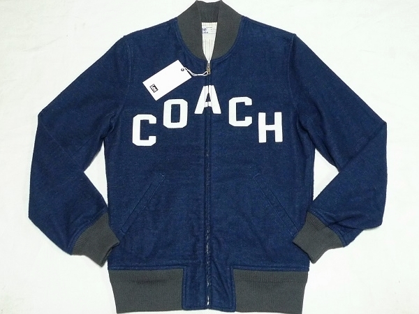新品LeeリーShop限定[Sportswear]CoachJacketコーチジャケット36(S)ネイビー\27500
