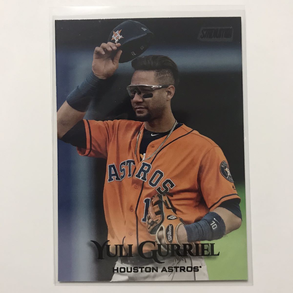 [Yuli Gurriel](Base Parallel(Black Foil)122)[2019 Topps Stadium Club Baseball](Houston Astros(HOU))_画像1