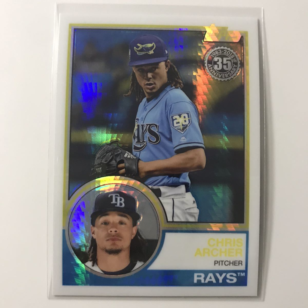 [Chris Archer] 1983 Chrome Promo(128)[2018 Topps MLB Silver Pack Series3(Update)](Tampa Bay Rays(TB))_画像1