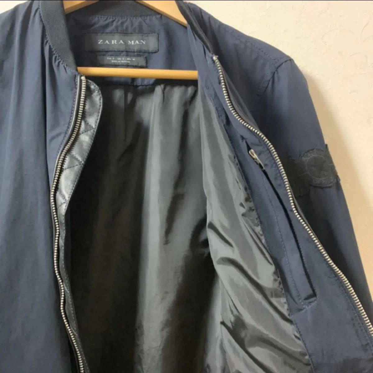 MA-1 ブルゾン ジャケット　ZARA MAN  ザラ　アウター　メンズ　秋冬　S(日本サイズM相当)