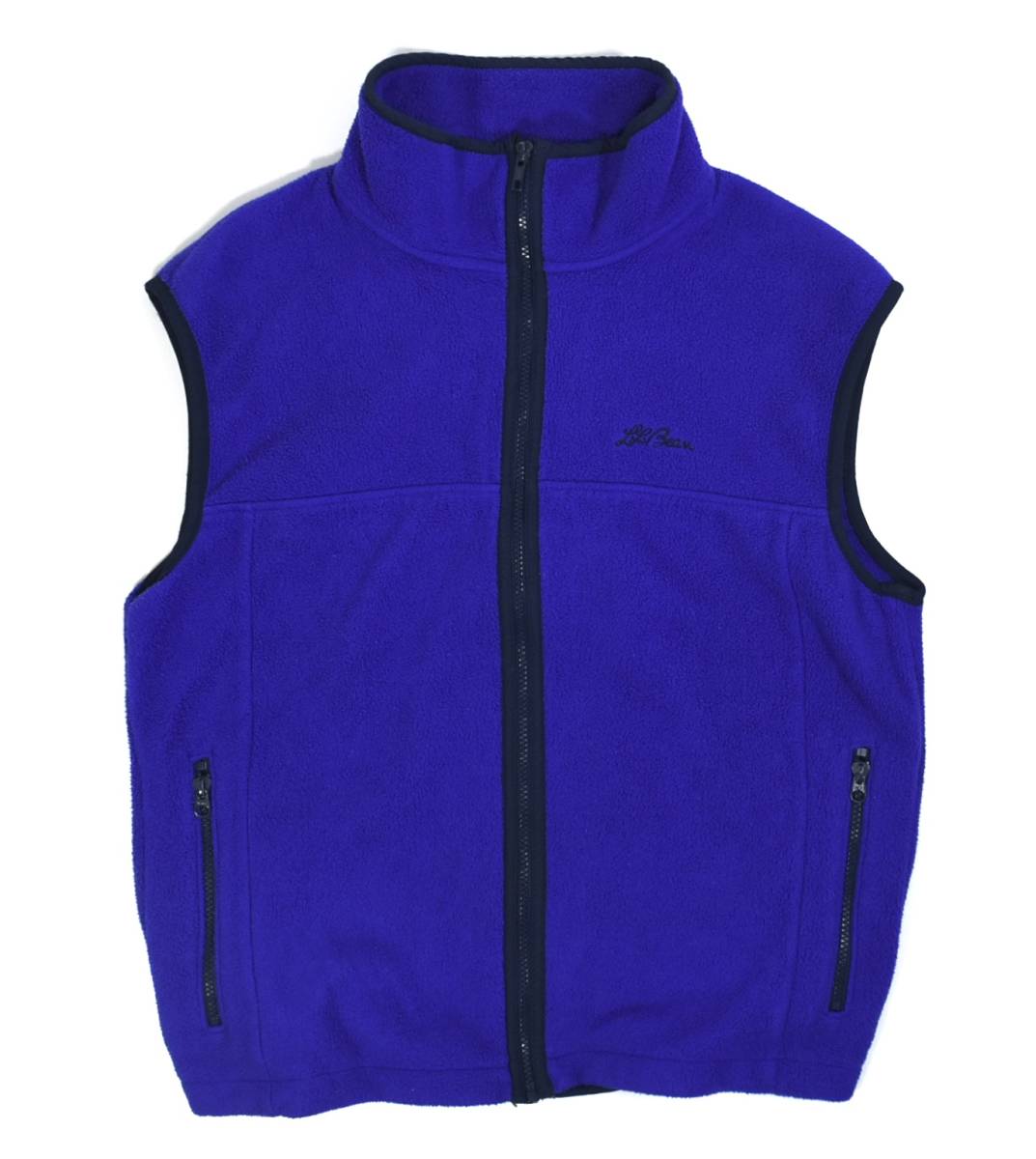 1990s L.L.Bean Fleece vest M Blue オールドエルエルビーン フリースベスト ジャケット 青 登山 アウトドア