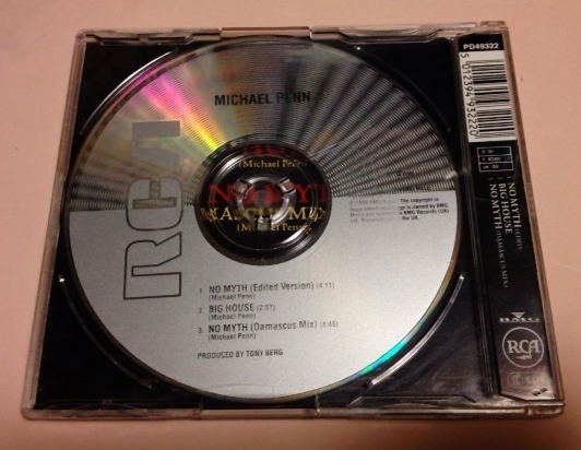 Michael Penn(マイケルペン) 「No Myth」 UK & EU盤CD_画像2