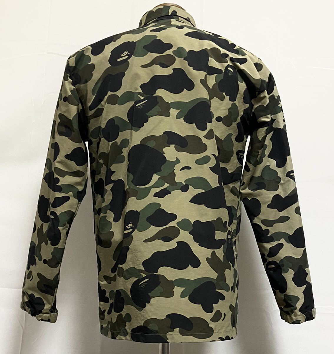 初期 A BATHING APE アベイシングエイプ 猿カモ コーチジャケット XS