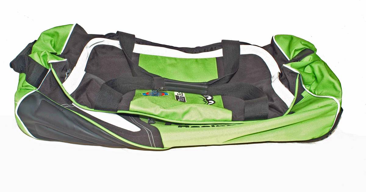 [Delivery Free]1990s? Kawasaki Genuine Parts Racing Team Eckl Bag FUCHS [tag9999] 