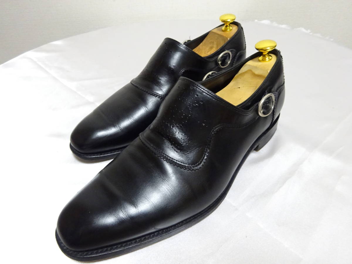 BARKER BLACK Barker black medali on belt shoes dress shoes business shoes ENGLAND made UK6.5 US7.5 25cm rank 