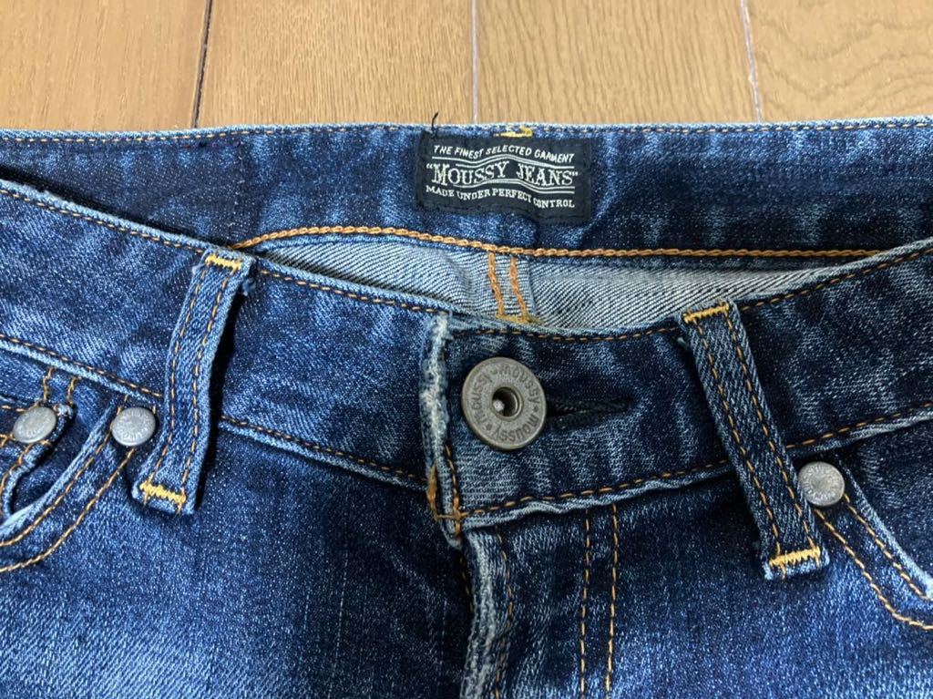 ヤフオク Moussy マウジー デニム 25ダメージジーンズ ス ヤフオク Moussy マウジー デニム 25ダメージジーンズ ス
