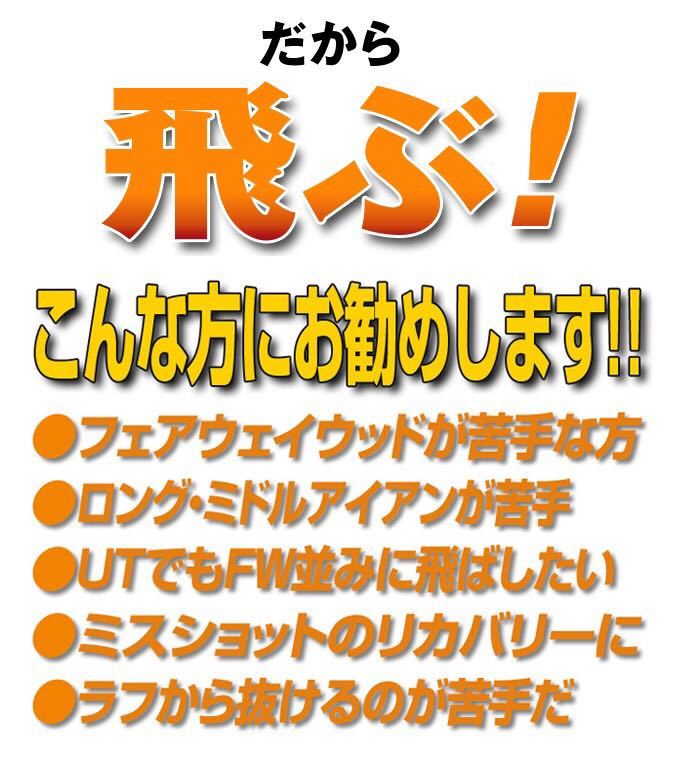 高反発 UT 2本セット】ワークスゴルフ ダイナFTR ブラックプレミア 3番