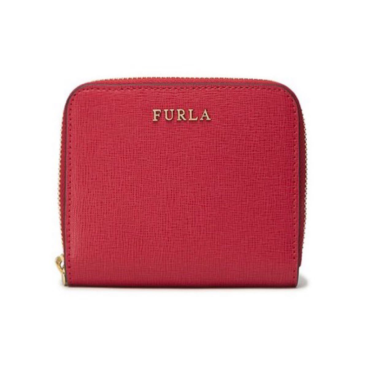 新品未使用 FURLA 二つ折り財布 ピンク コンパクトウォレット フルラ