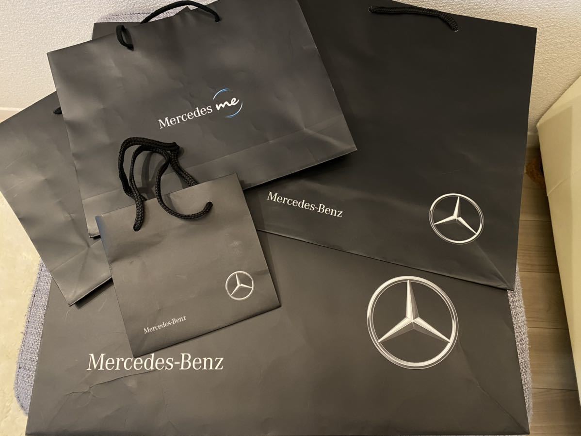 当店購入商品限定 未使用 メルセデスベンツ 紙袋4種5袋シール ショップ袋 ショッパー Mercedes Benz  レンタル15日間-自動車、オートバイ,自動車関連グッズ - CMSV