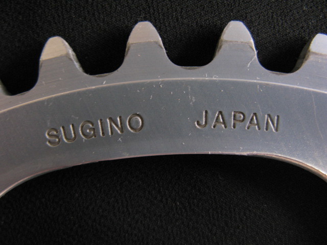 ピスト・競輪/NJS認定sugino【AERO MIGHTY】大ギア厚歯51T中古品日本 