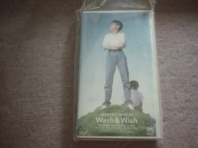 ★永井真理子/Wash&Wish　VHS中古ビデオ_画像1