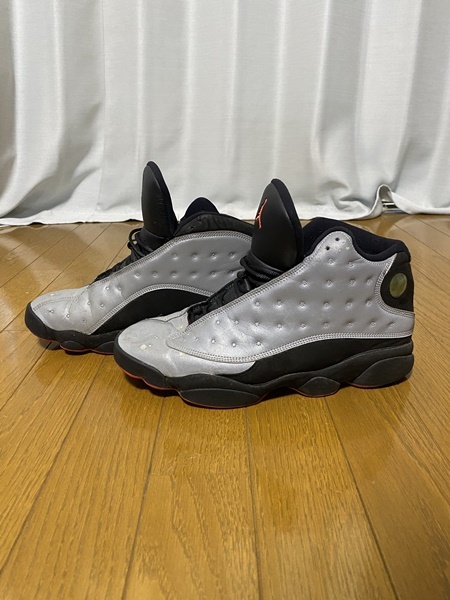 【NIKE AIR JORDAN 13】RETRO PRM REFLECTIVE SILVER/INFRARED 23-BLACK リフレクティブ 28.5 696298-023 ナイキ エアジョーダン_画像3