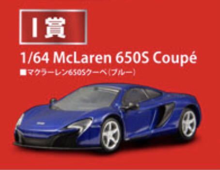 京商ミニカーくじ マクラーレン I賞 650S ブルー 新品未開封品