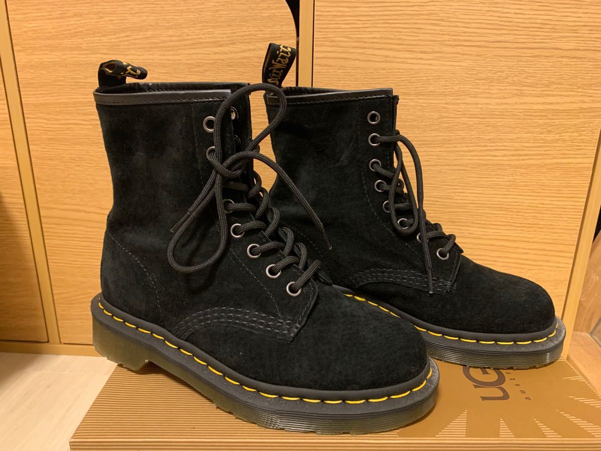 Dr.Martensレースアップブーツ/UK5/GRY/豚革/21466