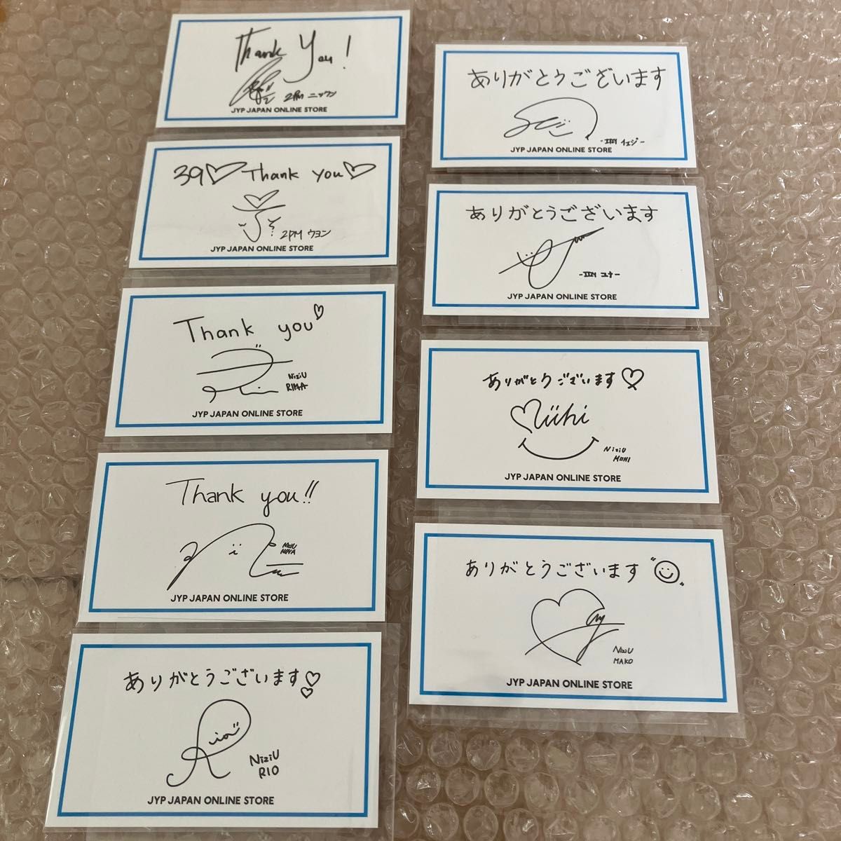 JYP サンキューカード 2PM ITZY NiziU｜Yahoo!フリマ（旧PayPay