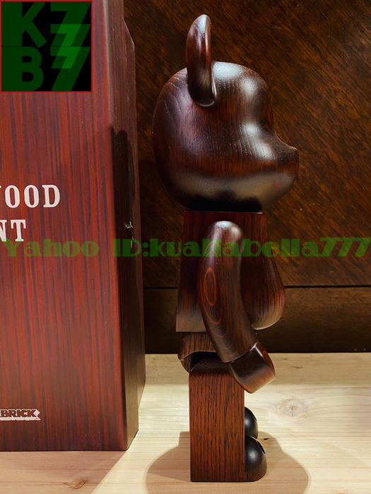 [ игрушка модель ]Medicom Be@rbrick Rosewood Paint 400% Bearbrickmeti com Bearbrick rose дерево Karimoku * высота 28cm, стандартный товар H65