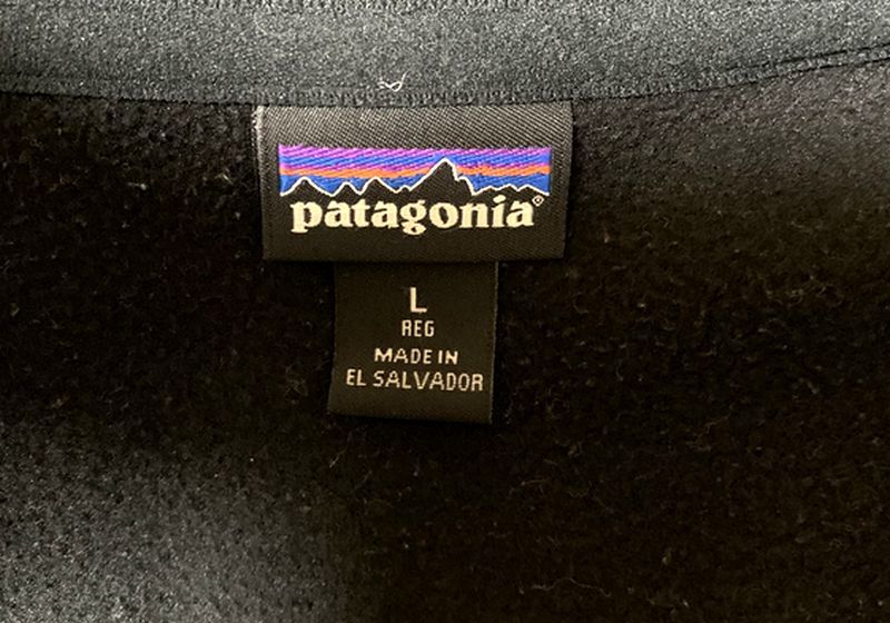 NO.224　子供服　パタゴニア　Patagonia　ボーイズ　Ｌサイズ BOY'S(L)12　フリースジャケット　フード付フリース　薄手　中古 　_画像7