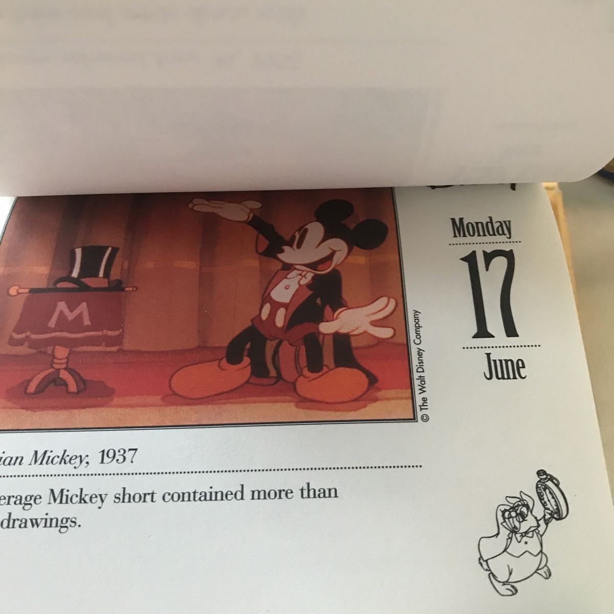 1996年度　Disney days Calendar ディズニー日めくりカレンダー_画像2