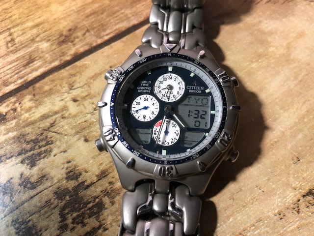 AK1025 美品レベル 希少 レア アナデジ CITIZEN シチズン PROMASTER