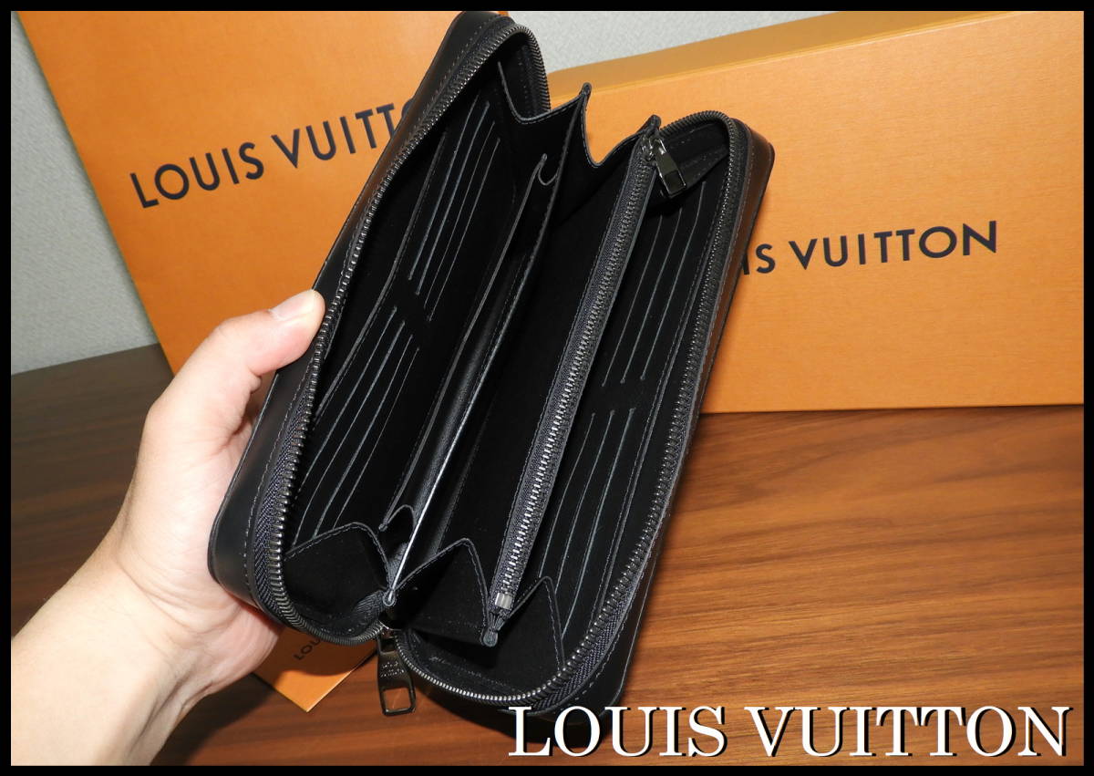 LOUIS VUITTON ジッピーXL モノグラム エクリプス パスポート入れ iPhone入れ ケース 財布 ブラック バッグ 美品 ルイヴィトン  ダミエ 黒