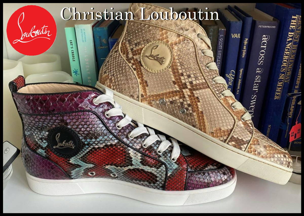 ヤフオク! - Christian Louboutin ランタスパイソン 正規品